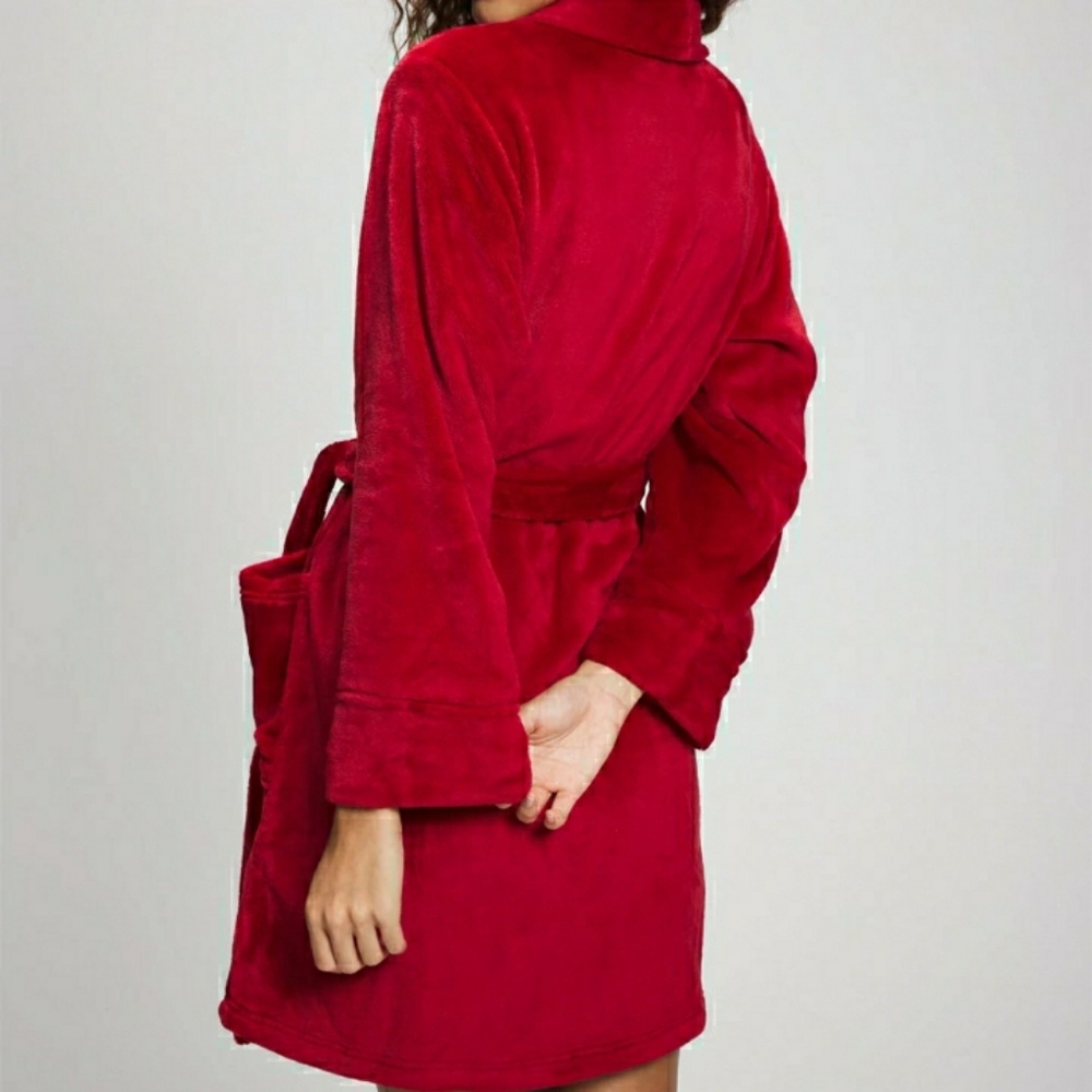 Red Robe Short Soma Luxury Soft Valentine S/M NWT ๐ฅฐ RETAIL $84- - Picture 2 of 9